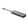 Trust 25672 interface hub USB Type-C Grey