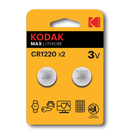 Kodak CR1220 Single-use battery Lithium