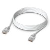 Ubiquiti UACC-Cable-Patch-EL-3M-W networking cable Translucent, White Cat6