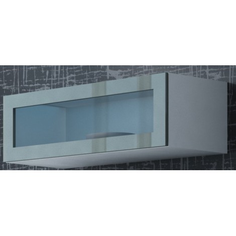 Cama Cabinet VIGO "90" glass 90/35/32 white/grey gloss