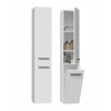 Bathroom cabinet NEL IV 31x30x174 cm, matt white