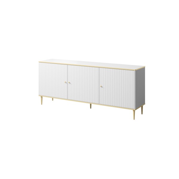 GLAMOUR chest 180x40x75.5 cm white matt ...