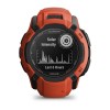 Garmin Instinct 2X Solar 2.79 cm (1.1") MIP 50 mm Digital 176 x 176 pixels Touchscreen Red GPS (satellite)