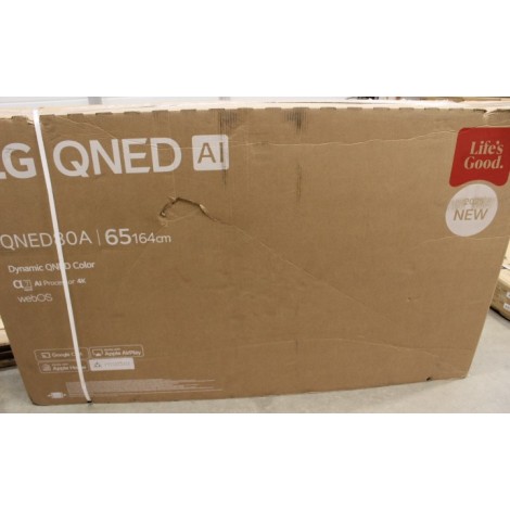 LG 65QNED80A3A | 65 | Smart TV | webOS | UHD | DAMAGED PACKAGING