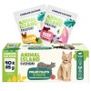 ANIMAL ISLAND Everyday Beef and chicken fillets in broth - wet cat food - 40 x 85g