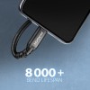 AXAGON BUCM32-CF05AB extensions cable USB-C (M) <-> USB-C (F), 0.5m, USB 20Gbps PD 240W 5A