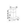 Cata Hood SYGMA 6010 BK Width 90cm, Max 802 m³/h, LED, Black