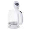 Mesko | Kettle | MS 1302w | Electric | 2200 W | 1.7 L | Glass | 360° rotational base | White