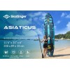 Deska SUP SKATINGER Asiaticus 350x89x15 cm Yoga