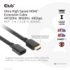 CABLE HDMI TO HDMI 1M/M/F CAC-1322 CLUB3D