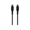 FIXED Liquid Silicone Cable USB-C/USB-C, 0,5m, 60W, Black | Fixed
