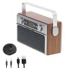 Camry | Bluetooth Radio | CR 1183 | 16 W | AUX in | Wooden