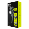 Braun | Shaver | 51-W1600s | Operating time (max) 50 min | Wet & Dry | Black/White