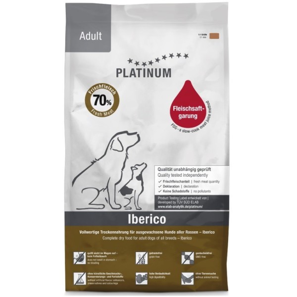 PLATINUM Adult Iberico - semi-moist dog ...