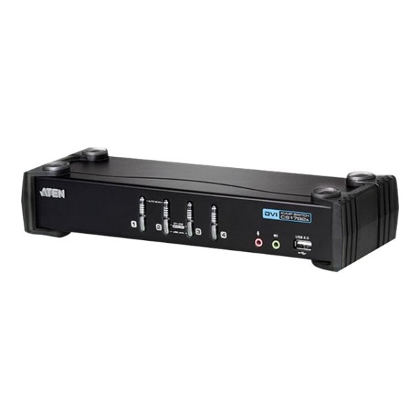 Aten 4-Port USB DVI/Audio KVMP Switch ...