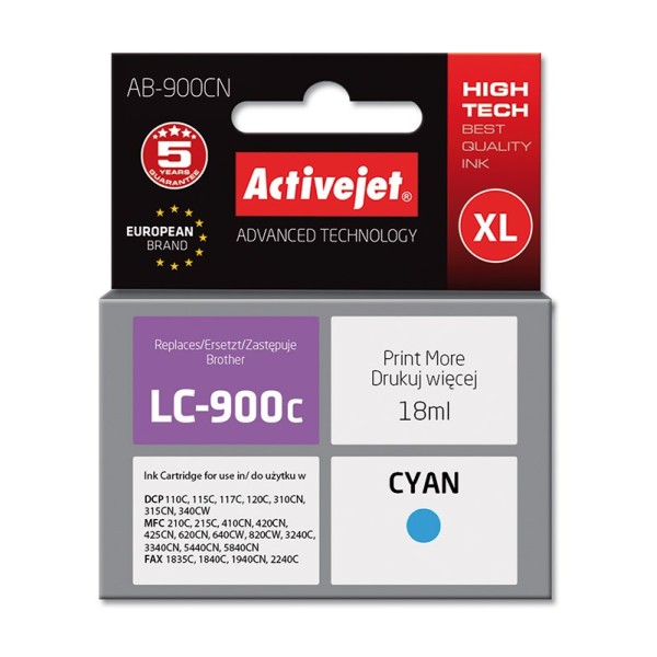 Activejet AB-900CN Ink (replacement for Brother ...