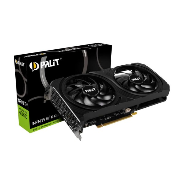 Graphics Card|PALIT|NVIDIA GeForce RTX 4060|8 GB|GDDR6|128 ...