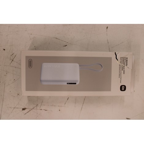 SALE OUT. Xiaomi 67W Power Bank 10000 (Integrated Cable) | 10000 mAh | Ice Blue | DAMAGED PACKAGING
