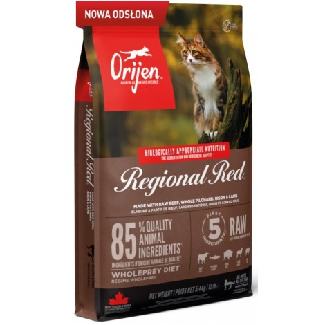 ORIJEN Regional Red Cat - dry cat food - 5,4kg