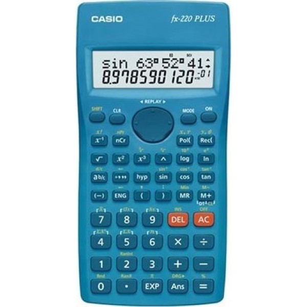 CASIO CALCULATOR SCIENTIFIC FX-220PLUS-2 BLUE, 12 ...