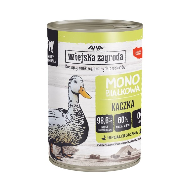 WIEJSKA ZAGRODA Monoprotein Duck - wet ...