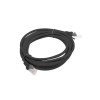 Lanberg PCU5-10CC-0300-BK networking cable Black 3 m Cat5e U/UTP (UTP)