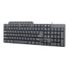 Gembird | KB-UM-104 Compact multimedia keyboard | Multimedia | Wired | US | Black | USB | 420 g