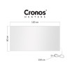 Cronos Carbon P1000 1000W infrared heater white