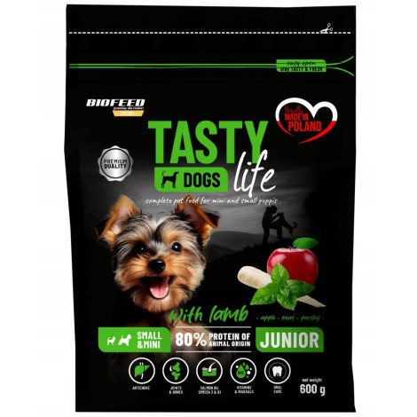 BIOFEED Tasty Life Junior Small Lamb - dry dog ​​food - 600g