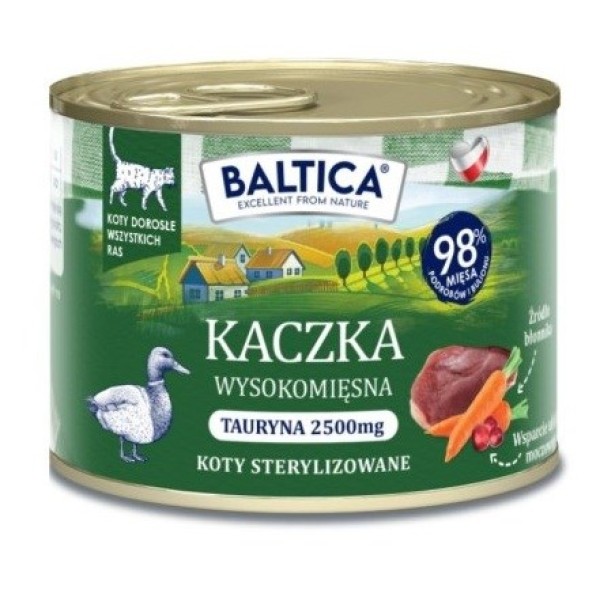 BALTICA SMAKI REGIONÓW Kot dorosły Kaczka ...