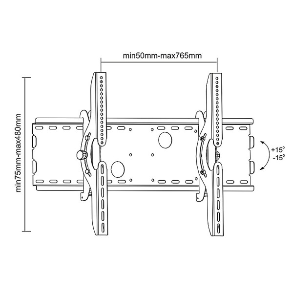 Maclean MC-521 B TV Wall Mount ...