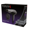 Remington Hair Dryer | D3190S | 2200 W | Number of temperature settings 3 | Ionic function | Diffuser nozzle | Grey/Black