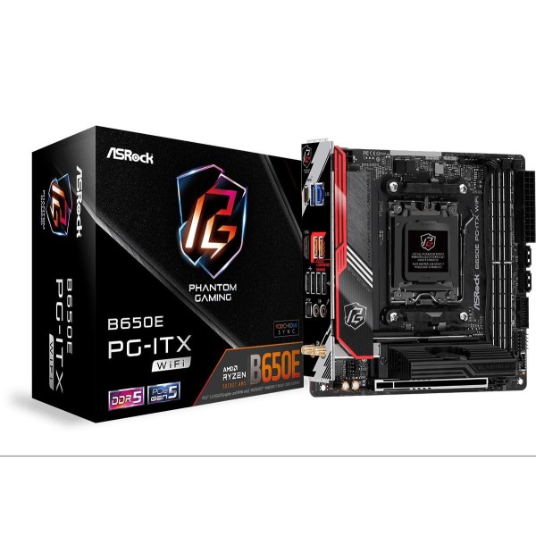 Asrock B650E PG-ITX WiFi AMD B650 ...