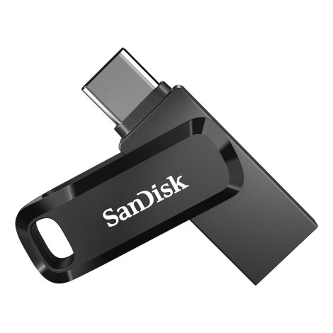 SanDisk Ultra Dual Drive USB flash drive 128 GB USB Type-A / USB Type-C 3.2 Gen 1 (3.1 Gen 1) Black, Silver