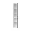 Bathroom cabinet NEL II 31x30x174 cm, white, glossy