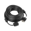 Lanberg CA-VGAC-10CC-0150-B VGA cable 15 m VGA (D-Sub) Black