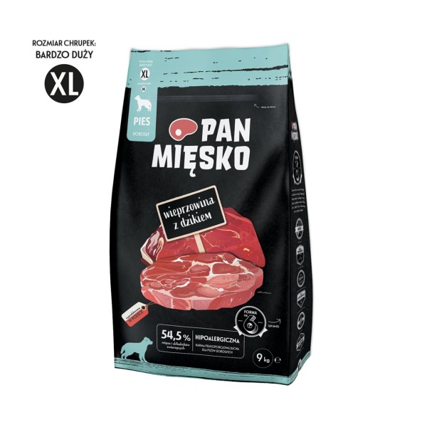 Mr. Pork meat with a wild ...