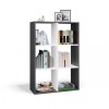 MALAX 2X3 SHELVING UNIT, ANTHRACITE/WHITE