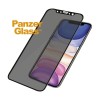 PanzerGlass | P2665 | Screen protector | Apple | iPhone Xr/11 | Tempered glass | Black | Confidentiality filter; Full frame coverage; Anti-shatter film (holds the glass together and protects against glass shards in case of breakage); Case Friendly – compa