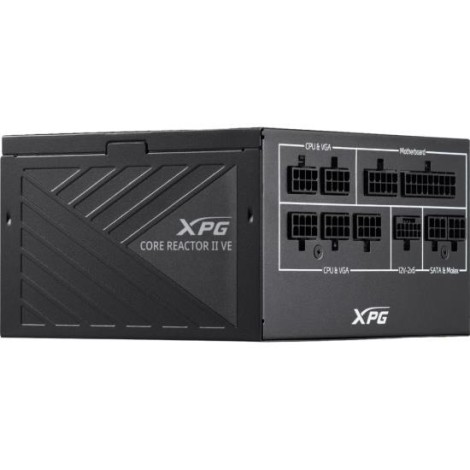 Power Supply|ADATA|XPG CORE REACTOR II VE|850 Watts|Efficiency 80 PLUS GOLD|COREREACTORIIVE850G-BKCEU