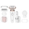 Braun Epilator | SES9-360 Silk épil 9 Flex 3D | Operating time (max) 50 min | Number of power levels 1 | Wet & Dry | White/Rose