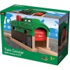 KO | Train Garage Game | 4080301-0150 | Green | Wooden