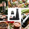 Adler | Electric Salt and pepper grinder | AD 4449b | Grinder | 7 W | Housing material ABS plastic | Lithium | Mills with ceramic querns; Charging light; Auto power off after: 3 minutes; Fully charged for 120 minutes of continuous use; Charging time: 2.5 