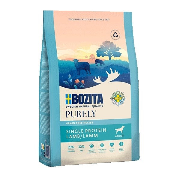 BOZITA Purely jagnięcina bezzbożowa i hipoalergiczna ...