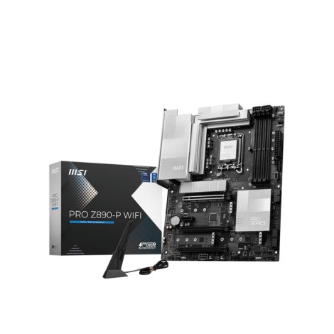 Mainboard|MSI|Intel Z890|LGA1851|ATX|Memory DDR5|Memory slots 4|1xPCI-Express 4.0 1x|2xPCI-Express 4.0 4x	|1xPCI-Express 5.0 16x|4xM.2|1xHDMI|1xDisplayPort|4xUSB 2.0|3xUSB 3.2|1xUSB-C|1xUSB-C w/Thunderbolt|1xPS/2|1xRJ45|3xAudio port|PROZ890-PWIFI