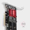 AXAGON PCIe 2x NVMe M.2 Controller | PCEM2-ND