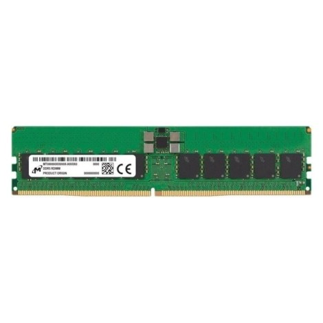 Micron RDIMM 32GB DDR5 2Rx8 6400MHz PC5-51200 ECC REGISTERED MTC20F2085S1RC64BD2R