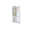 LG | Refrigerator | GBB72SWVGN | Energy efficiency class D | Free standing | Combi | Height 203 cm | No Frost system | Fridge net capacity 233 L | Freezer net capacity 107 L | Display | 35 dB | White