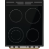 Gorenje Cooker | GECS5B70CLB | Hob type Vitroceramic | Oven type Electric | Black | Width 50 cm | Depth 59.4 cm | 70 L