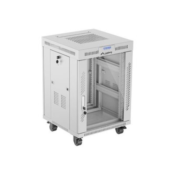 LANBERG rack cabinet 15U 600x600 glass